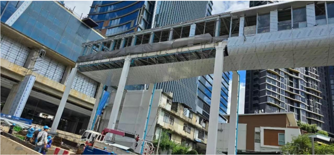 Bangkok Mochit Complex kinetic facade installation reference
